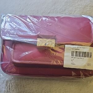 Michael Kors Cherry Leather Crossbody